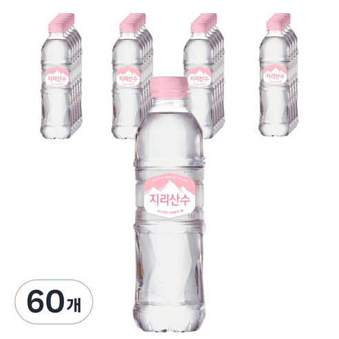아워홈 지리산수 핑크, 500ml, 60개