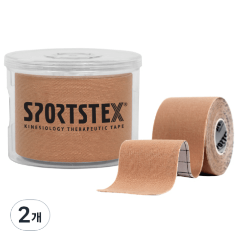 아텍스 스포츠텍스 테이프 5 cm x 5m + 케이스, 1개입, 2개