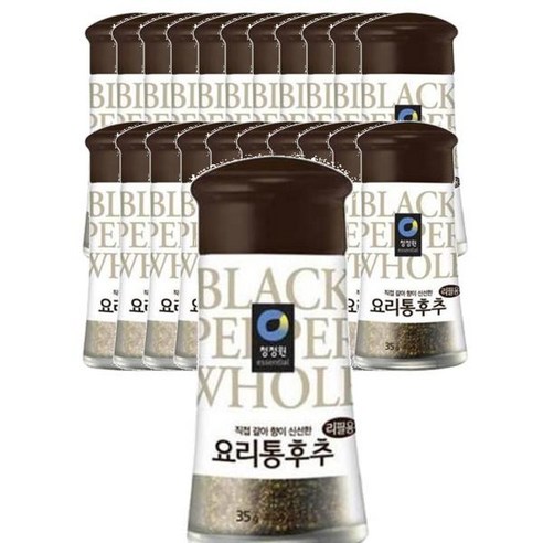 요리 레시피 청정원 요리 통후추 35g 반찬거리 비법소스 식사준비, 3개