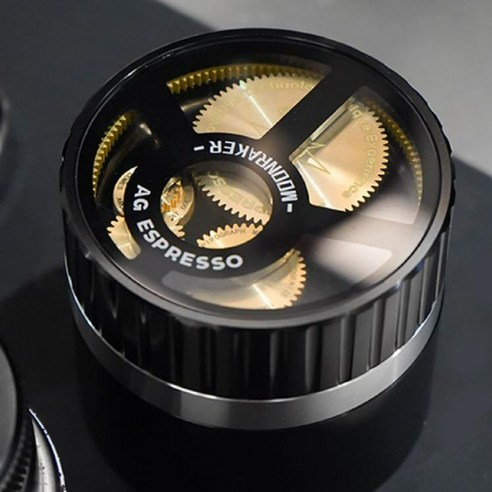 칠침봉 레벨링니들 템퍼 바리스타 58mm 에스프레소 디스트리뷰터 레벨링 채널링방지 침칠봉, 플래닛 셀레스티얼 블랙 58mm