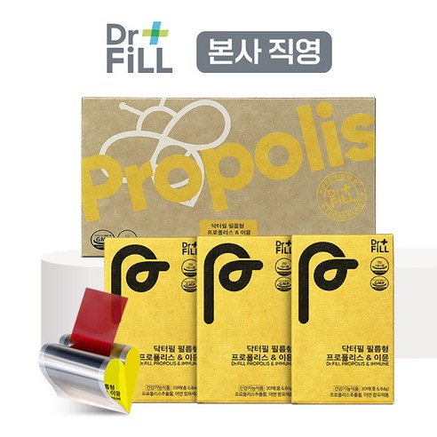 닥터필 필름형 수용성 프로폴리스 이뮨, 6.84g, 3개
