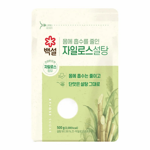 백설 하얀 자일로스설탕, 500g, 7개