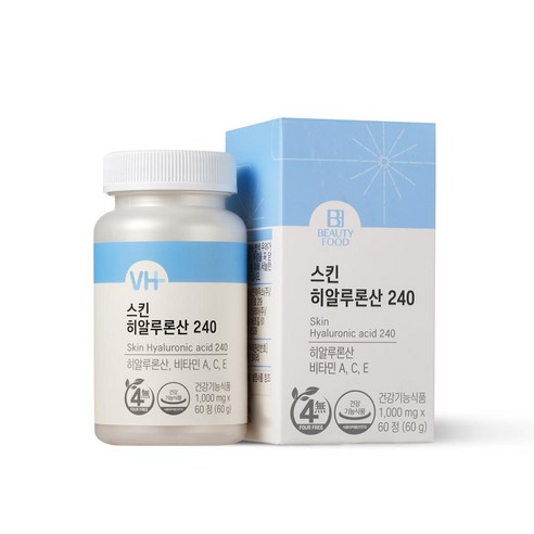 [비타민하우스] 스킨 히알루론산 240, 60정, 3개