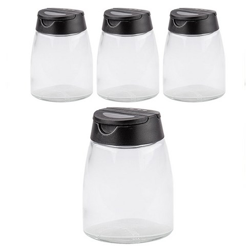 인블룸 2way 내열유리 양념통, 150ml, 4개