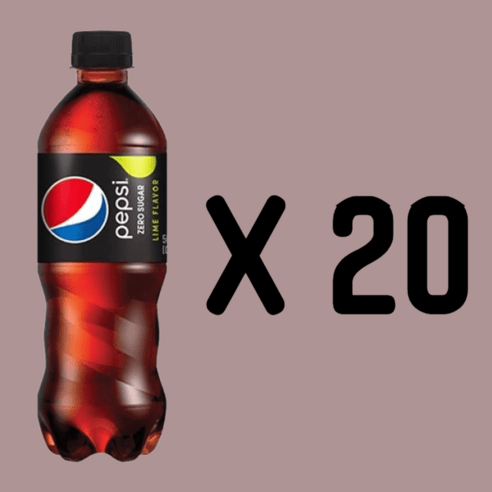 펩시콜라제로슈거라임 업소용 500ml, 80개