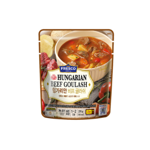 오뚜기 헝가리안 비프 굴라쉬, 270g, 17개