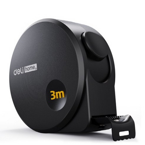 델리 고정밀 탄소강 미끄럼방지 줄자 16mm, 1개, 5m