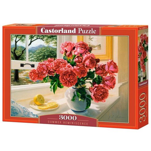CASTORLAND Castorland C-300631-2 3000피스 직소 퍼즐 여름 추억 정물 자연 꽃병 속의 꽃 성인 퍼즐