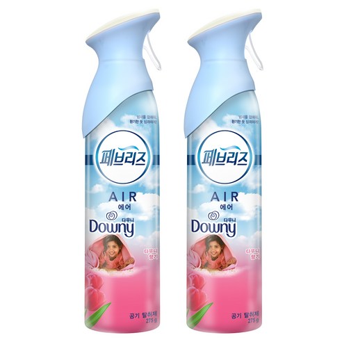 페브리즈 에어 공기탈취제 다우니향, 275g, 3개