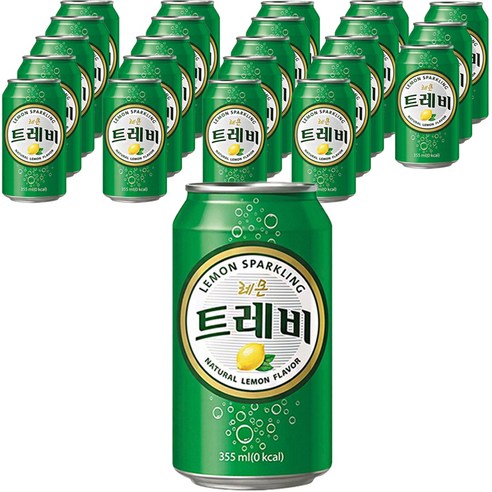 트레비 레몬 캔 탄산수, 355ml, 48개