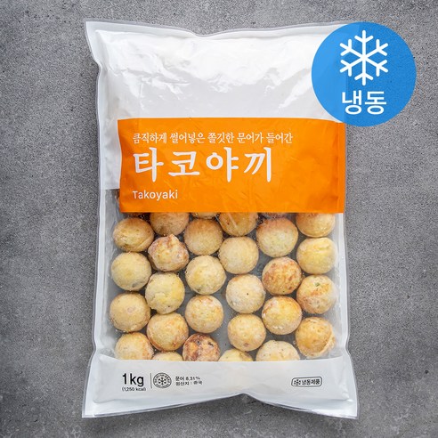 세미원 타코야끼 (냉동), 1kg, 2개