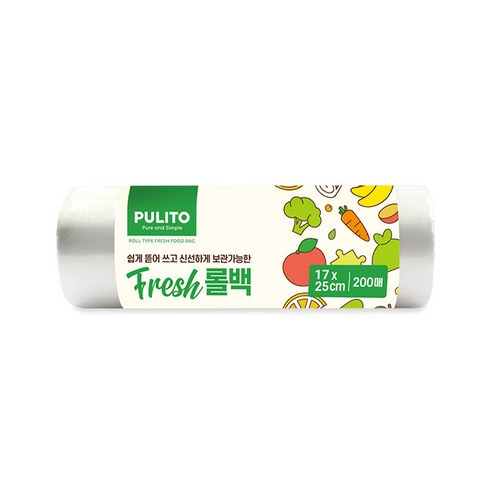 뿌리또 프레쉬 롤백 30cmX40cm, 대(L), 200개입, 1개