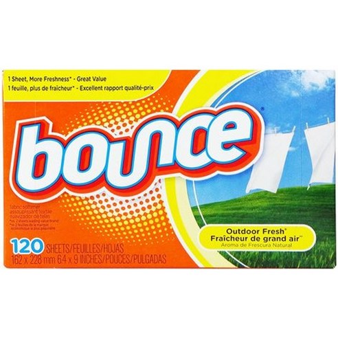Bounce 바운스 섬유유연제 드라이시트 아웃도어 프레쉬 240개입 Fabric Softener Dry Sheets Outdoor Fresh, 1개, 240매