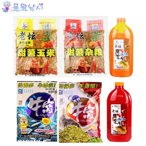 [용왕낚시] 서부풍 중국떡밥 밑밥모음 우와밑밥세트 우와 우와 밑밥 고구마향 옥수수잡곡 유타미 황소밑밥 우와 잉어밑밥 붕어밑밥 대물낚시 밑밥 집어제, 잉어 밑밥 심플_고구마옥수수+황소밑밥 잉어용
