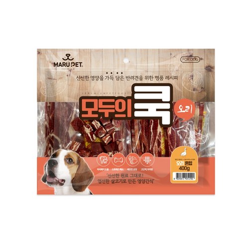 모두의 쿡 치킨 혼합팩 강아지 간식 대용량, 400g, 1개