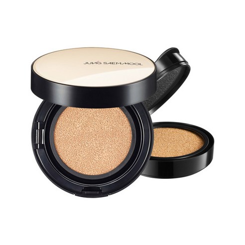 정샘물 에센셜 스킨 누더 쿠션 14g(SPF50+) 촉촉함(수분공급) 자연스러움 윤기부여 피부톤보정 자외선차단 밀착력 커버력, 01.페어, 3개