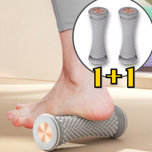 길벗 시원한 발마사지 풋롤러 발바닥 지압 롤러, 핑크, 2개