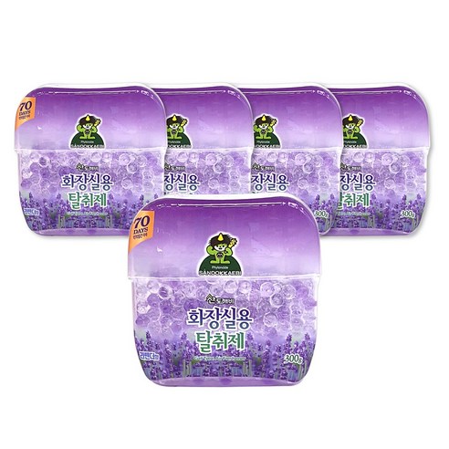 산도깨비 화장실용 탈취제 라벤더, 300g, 3개