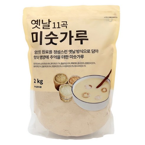 태광선식 옛날 11곡 미숫가루, 2kg, 2개