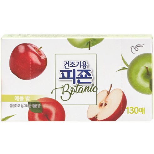 피죤 건조기용 보타닉 시트 섬유유연제 애플밤, 1개, 130매