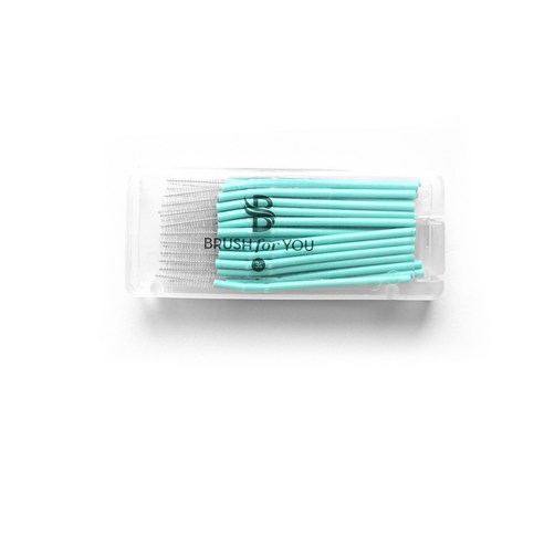 브러쉬포유 휴대용 치간칫솔 3S 0.7mm 50p, 50개, 4세트