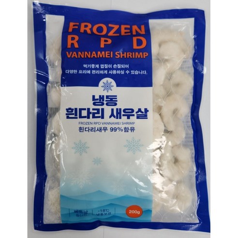 냉동흰다리새우살 백새우살 (200g)