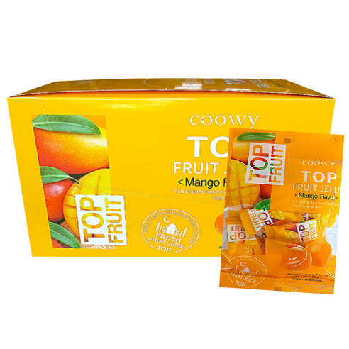 [국내배송] 탑젤리 베트남 망고 젤리 탑 프루트 다낭한시장 COOWY, 80g, 32개