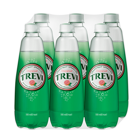 트레비 롯데칠성음료 자몽, 500ml, 6개
