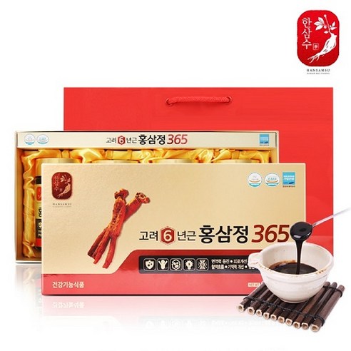 고려홍삼정365 진세노사이드 국산 혈액순환 기억력 피로개선 240g, 1세트