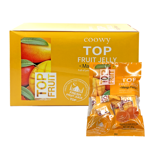 베트남 다낭 탑망고 젤리 COOWY 80g, 12개