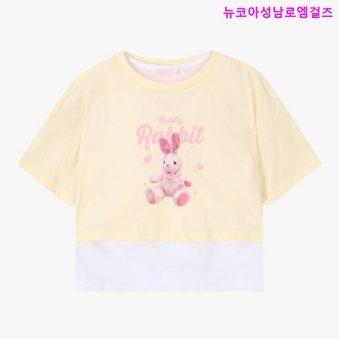 로엠걸즈 +귀여운+ 세미나시 티셔츠 RGRA2446C 뉴코아울산성남점