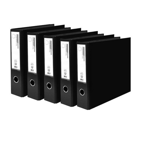 알파 합지 D링 A4 바인더 KD303 3공 5cm, 회색, 5개