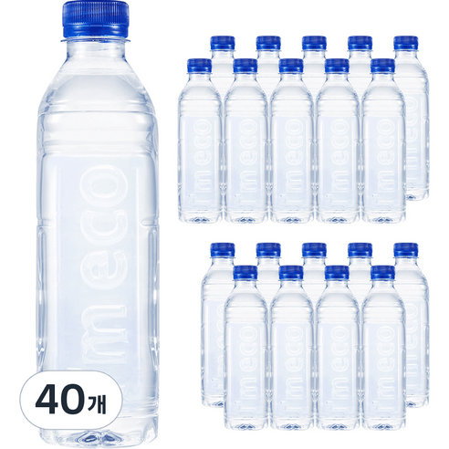 산수음료 가벼운샘, 500ml, 40개