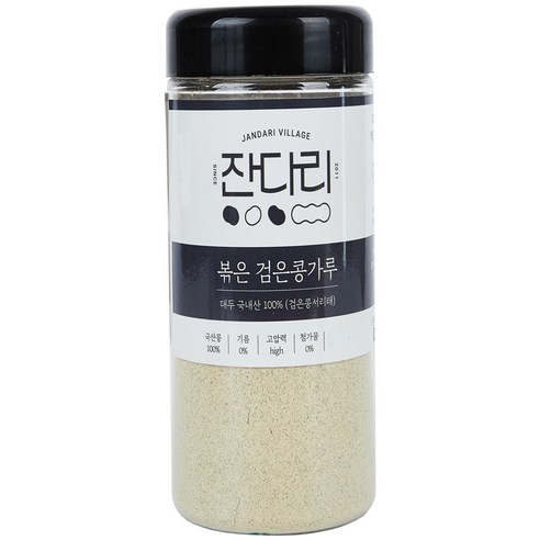 잔다리 볶은 검은 콩가루, 180g, 2개