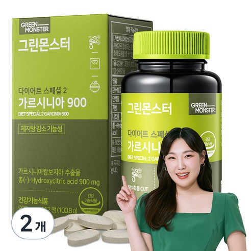그린몬스터 다이어트 스폐셜2 가르시니아900, 112정, 1개