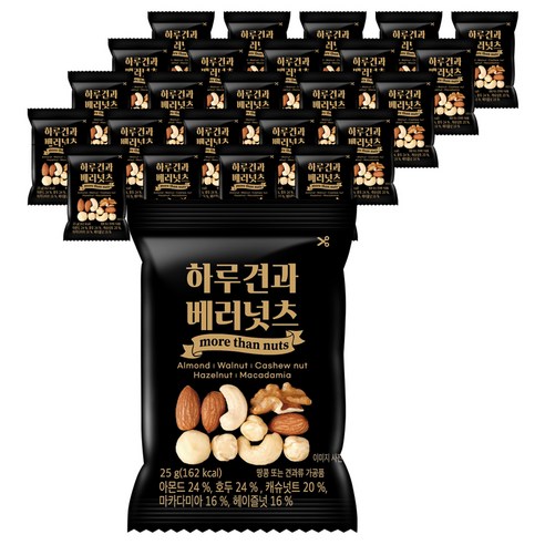 하루견과 베러넛츠, 50개, 25g
