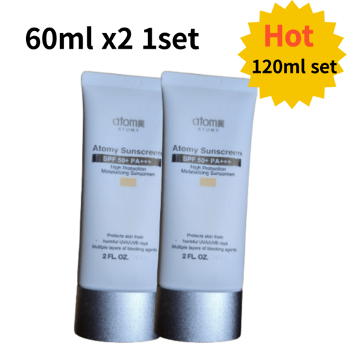 애터미 선크림 베이지 SPF50+ PA+++, 120ml, 2개