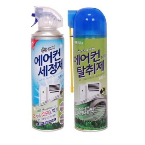 산도깨비 에어컨 청소 세트 [세정제+탈취제]세트, 330ml, 1세트