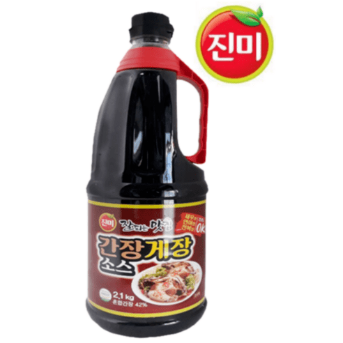 진미 잘되는맛집 간장게장소스 2.1kg 밥도둑 게장 집에서 만들기, 1개