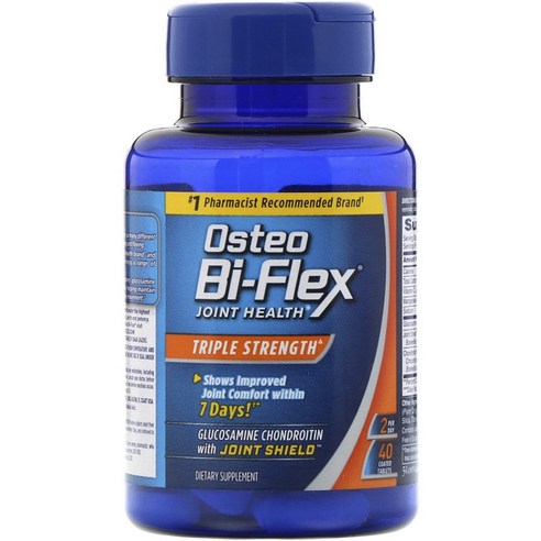 Generic 글루코스민을 사용한 오스테오 바이플렉스 트리플 스트렝스 200정 | 3개월 공급 관절 강화 및 이동성 지원