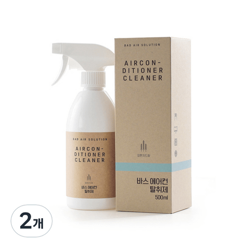 BAS 에어컨 탈취제 피톤치드향, 6개, 500ml