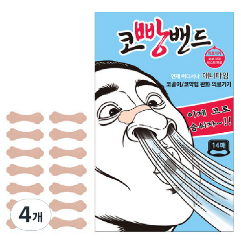 엠피파마 코빵밴드 애니타임 14p, 4개