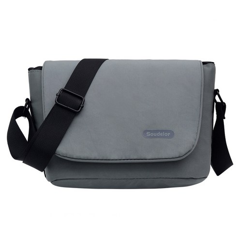 BAGnBAGs 캐주얼 카메라 숄더백 D1910, 블랙