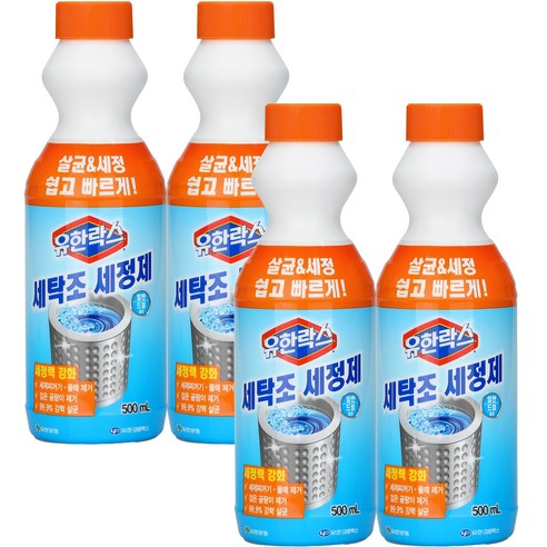 유한락스 세탁조 세정제, 500ml, 28개