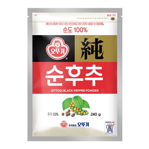 오뚜기 순후추, 150g, 4개