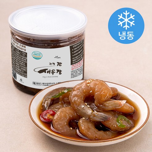 초록햇살 간장 깐 새우장 (냉동), 1kg, 1개