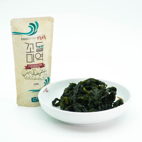 미역_기장군 특산물_기장미역_염장미역 꼬돌미역, 120g, 5개