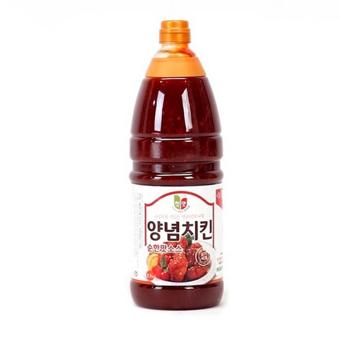 첫맛 양념치킨 순한맛 소스, 2.1kg, 8개