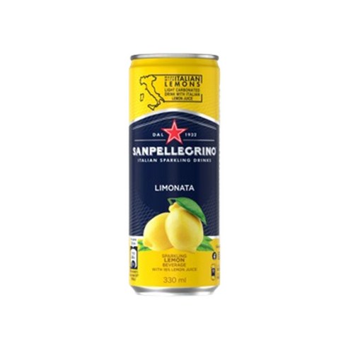 산펠레그리노 리모나타 캔, 330ml, 15개