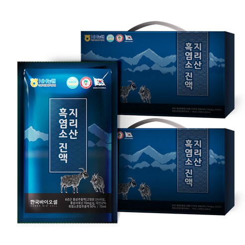 지리산 흑염소 진액 70mL x 30포, 2.1L, 1개